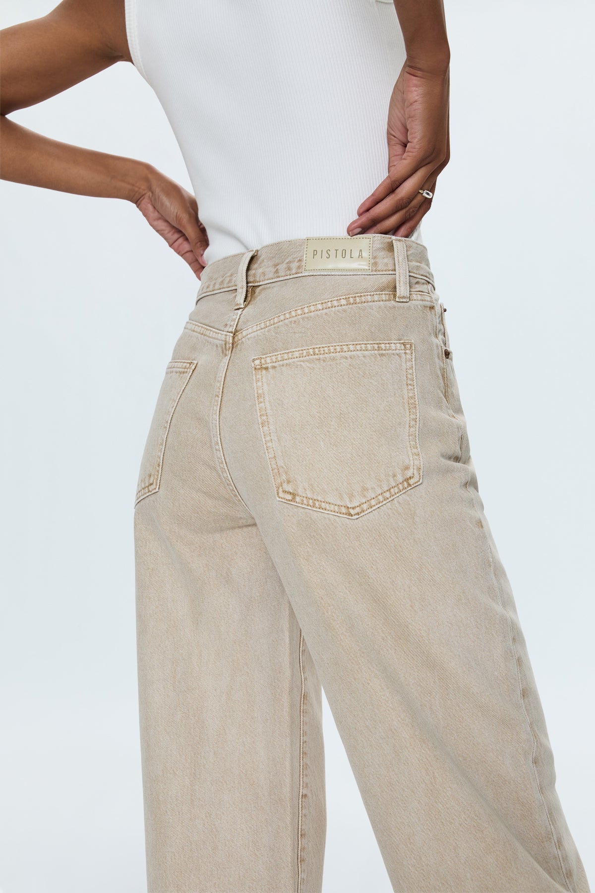 Pistola Ryder High Rise Cuffed Straight in Sunrise