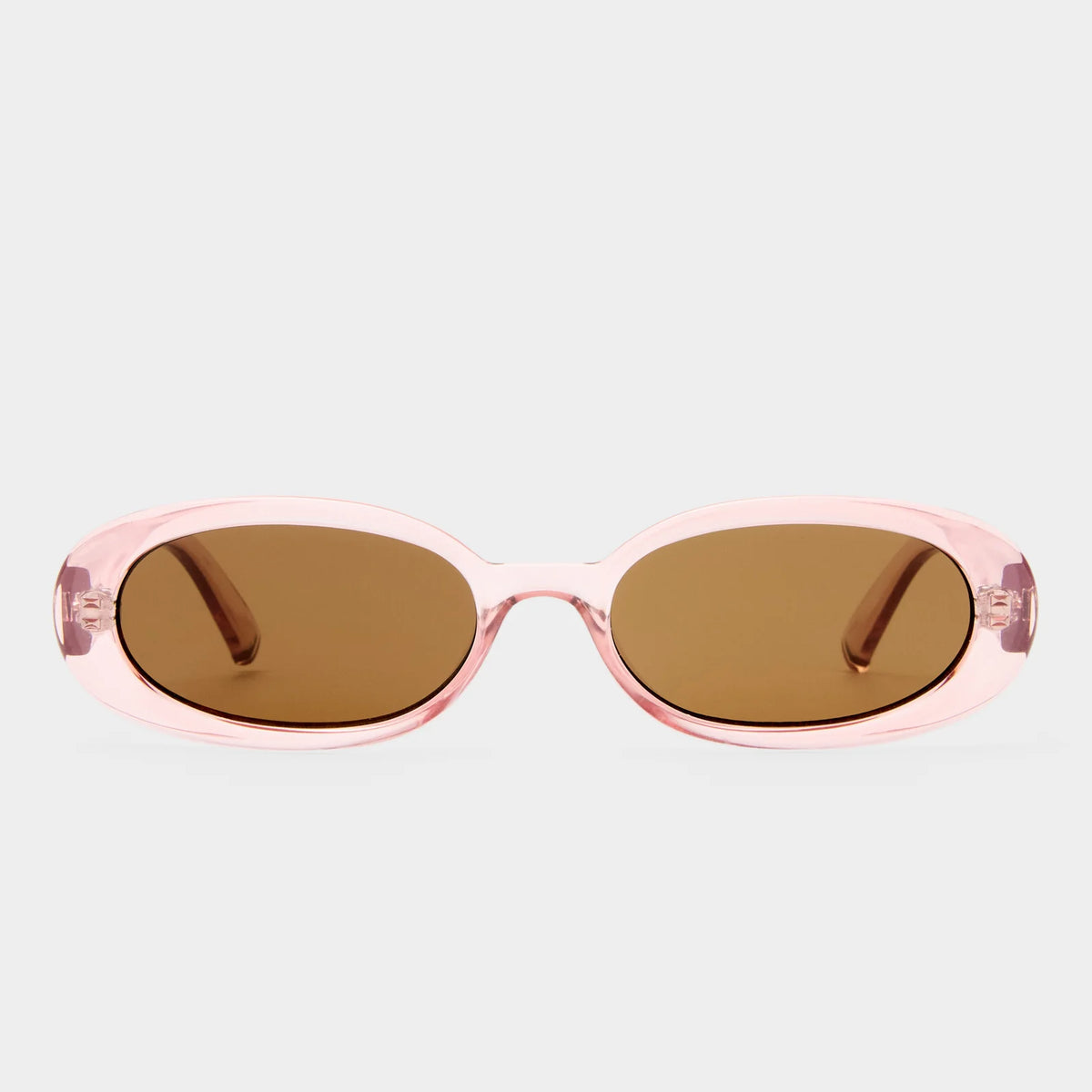 小物 Le Specs outta love Outta Love Black Uni-Sex Oval Sunglasses | Le Specs