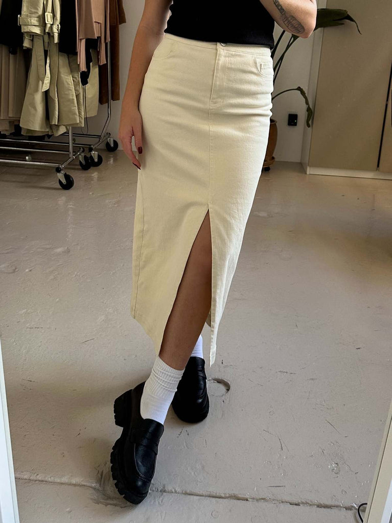 Lucy Paris Cameron Midi Skirt