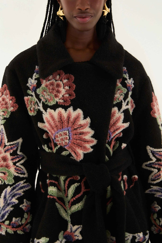 Farm Rio Marvelous Garden Long Fleece