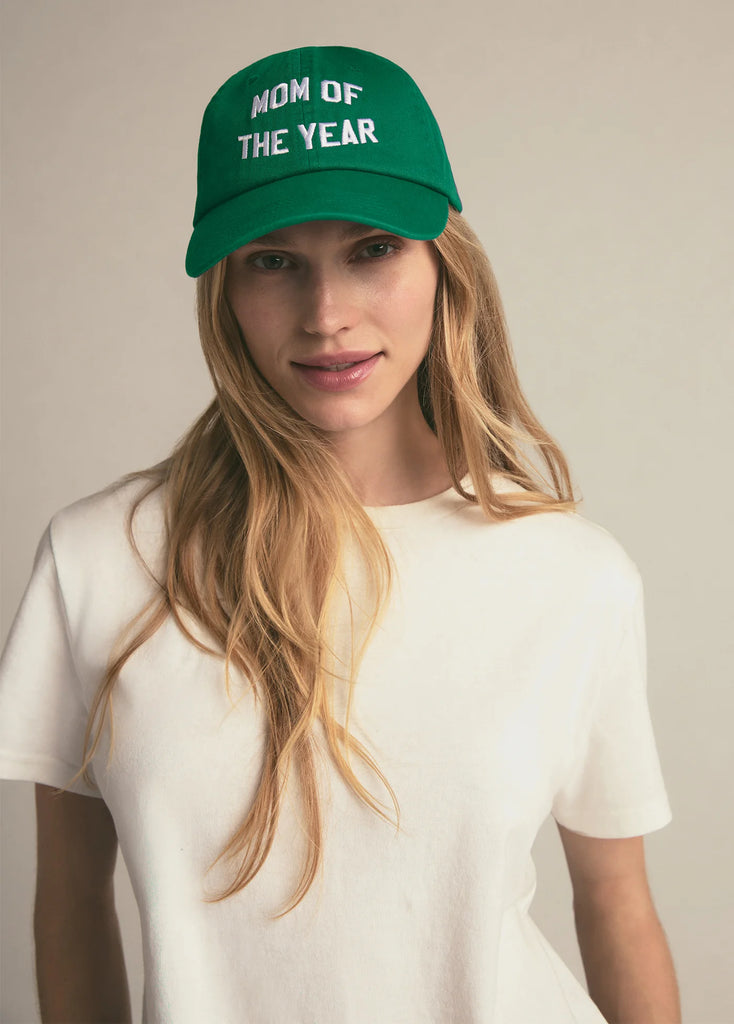 Favorite Daughter Mom Of The Year Embroidered Khaki/Lavender Baseball Hat, NWT THE CLASSIC LOGO BASEBALL HAT | Favorite Daughter main image 4