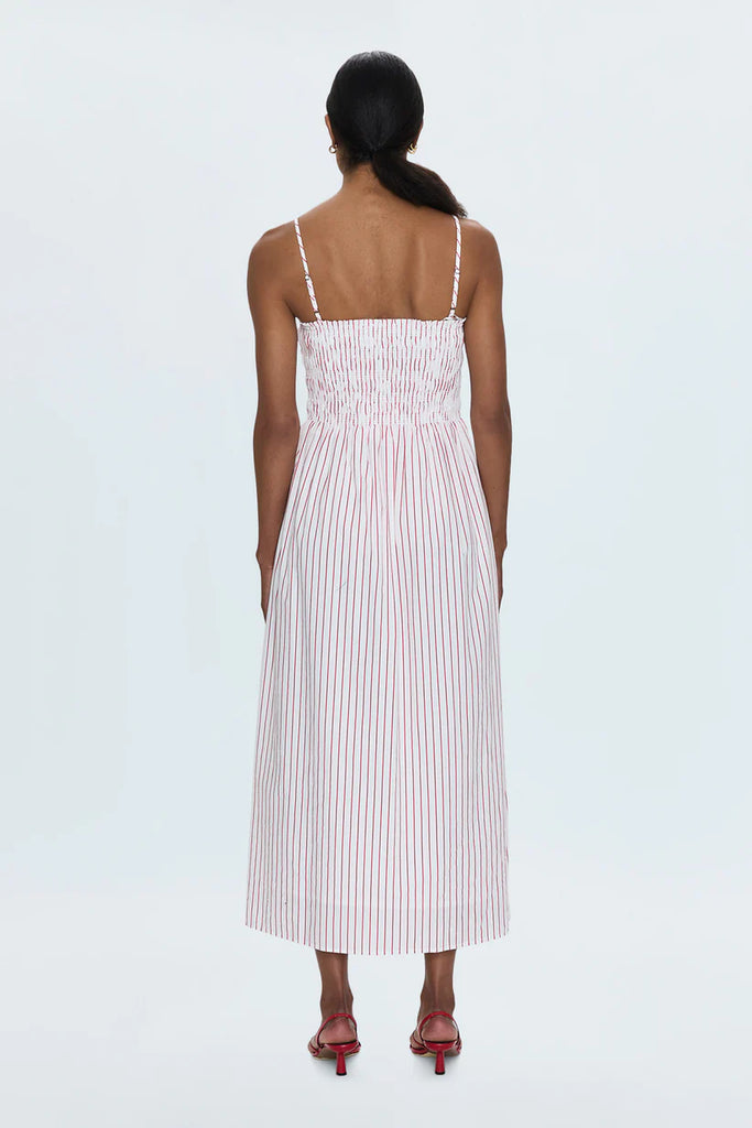 Pistola Bianca Shirred Bodice Dress
