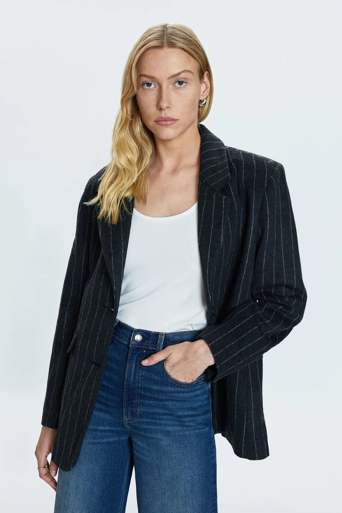 Pistola Jane Oversized Wool Blazer