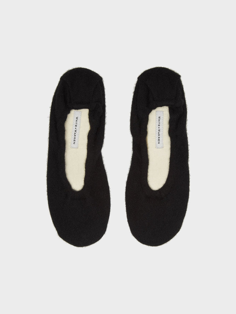 White + Warren Cashmere Ballet Slipper